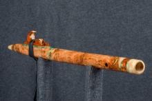 Cherry Burl Native American Flute, Minor, Mid A-4, #S6B (6)